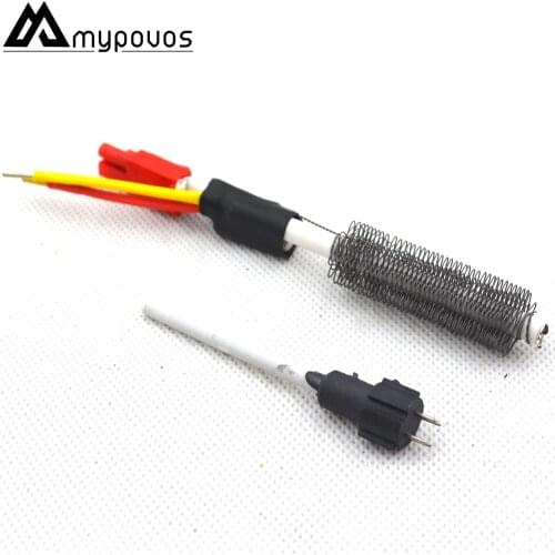 220V 60W Insert pull way Ceramic Core Heating Element Electric iron Heater+850 Heat Gun Brushless Heating Wire Soldering Station