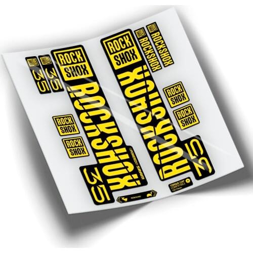 STICKERS clevis Rod BICILECTA ROCKSHOX 35 2021 WP396