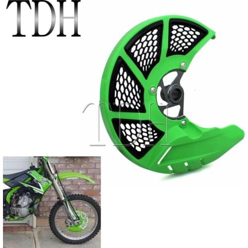 Offroad Motorcycle Front X Brake Disc Guard Cover Protector for Kawasaki KX 125 250 06-08 KX 250F 450F 06-18 KLX 450R 08-16