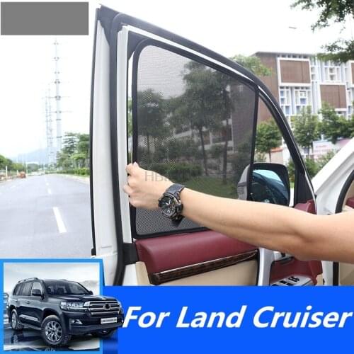 For Toyota Land Cruiser 2010-2020 Yarn curtain sun visor gauze sun block sunscreen insulation car modification accessories