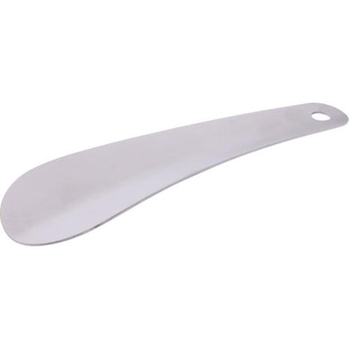 1PCS Professional Shoe Horn Mini Silver Color Portable 14.5cm Stainless Steel Metal Shoe Horn Spoon Shoehorn