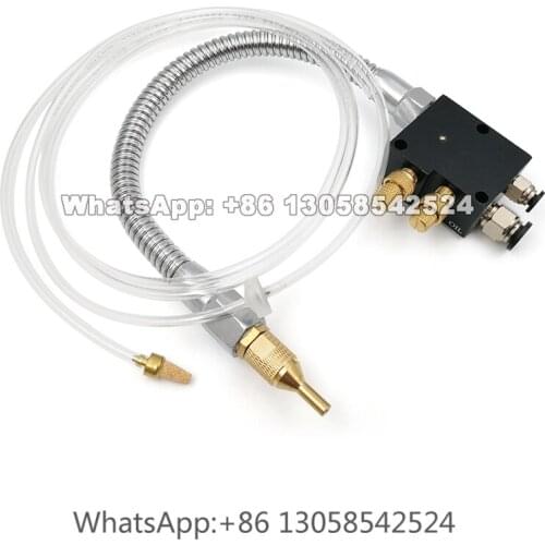 STR-01 CNC Lathe Milling Drill Machine Engraving Sprayer Cooling Tools, Mist Coolant Lubrication Spray System with Metal Hose