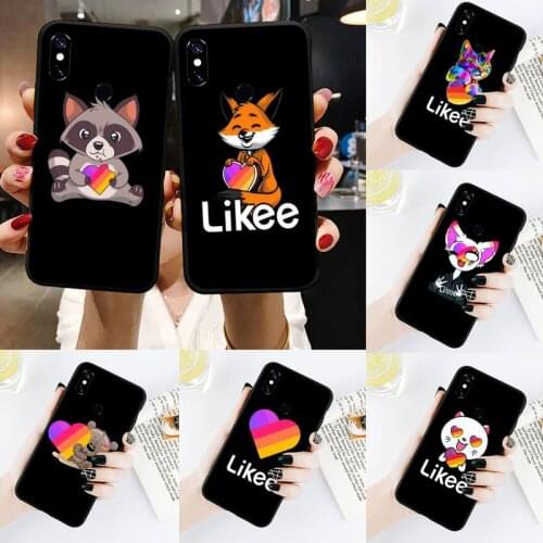 Likee Funny cat bear love heart Phone Case For Xiaomi Redmi note 4 4X 8T 9 9s 10 K20 K30 cc9 9t pro lite max