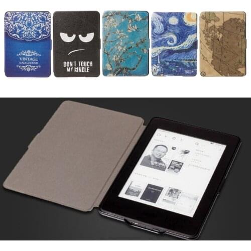 Slim Faux Leather Protective Shell Cover Kindle Paperwhite 1/2/3