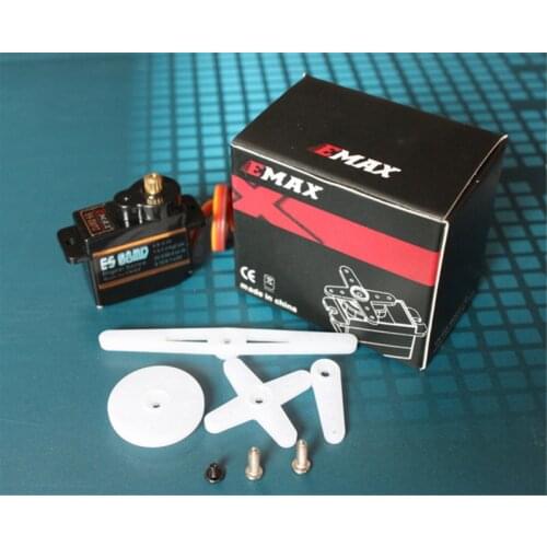 1PC EMAX ES08MD II 12g/2.4g/0.08g sec High Speed Metal GEAR Digital Servo For RC Helicopter Airplane Car