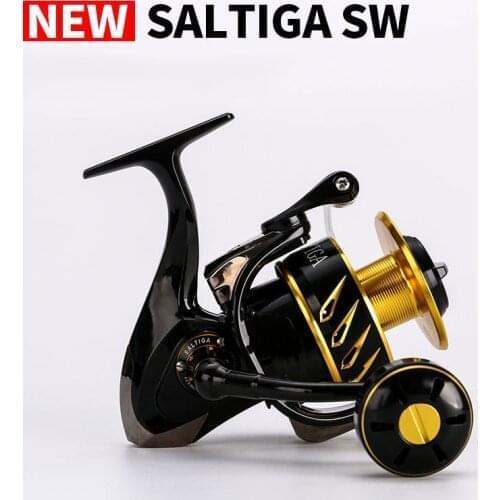 Japan Full Metal Made Saltiga SW4000XG SW6000HG SW10000HG Fishing Reel High-speed spinning wheel 12BB Alloy reel 35kg drag power