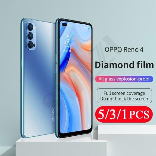 5/3/1Pcs 9D phone screen protector for OPPO Reno 5 4G pro plus 5K 5F 5Z 4 lite SE 4F 4Z 5G 3 2 2F 2Z 10X ZOOM Z A Tempered Glass