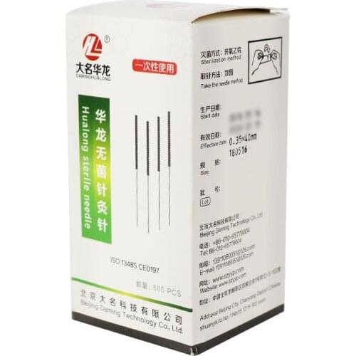 2*500Pcs Sterile Disposable Acupuncture Needle 1000 Beauty Health care Acupoint needle acupressure 0.16/0.17/0.25/0.30/0.35mm