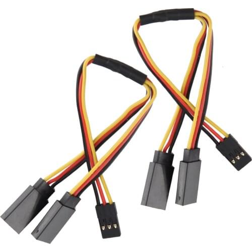 2PC 150mm Y Style Extend Cable Y Extension Lead Wire For JR Hitec Futaba Servo RC Plane Accessory