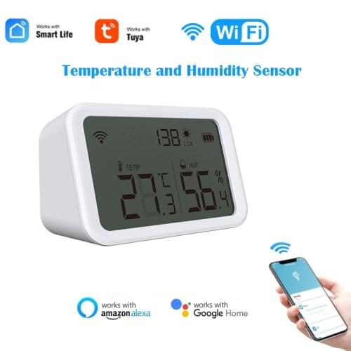 NEO Coolcam Tuya Smart Zigbee Temperature and Humidity Sensor Work With Tuya Smart Life App Alexa