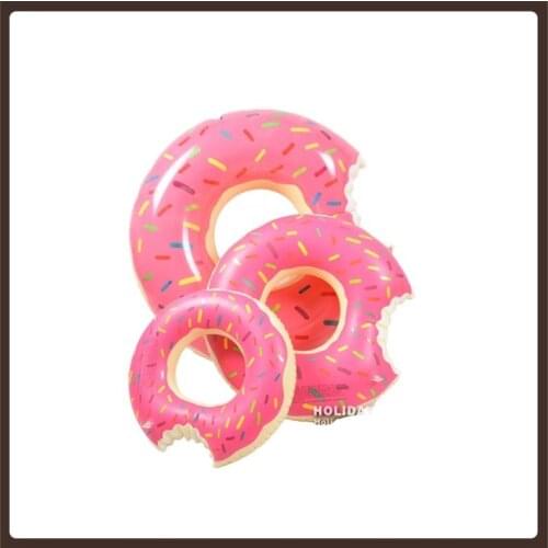 Donut Shaped Toddler Swimming Ring Mini Swimming Pool Summer Inflatable Toys Floaties Piscinas Summer Holiday Essentials AA50YQ
