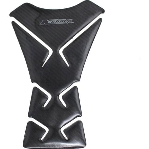 For Progrips Carbon Fiber 3D Motorcycle Tank Pad Tankpad Protector Sticker For Honda kawasaki yamaha suzuki Universal Fishbone