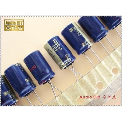 20PCS/100PCS FC Series 1000uF 10V 10V1000UF Electrolytic Capacitor