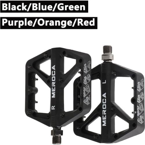 Mountain Road Bike pedal Nylon Fiber Peilin Bearing Width-Width Non-slip XC Off-road Pedal 9/16 Inch MTB Cycling Accessories