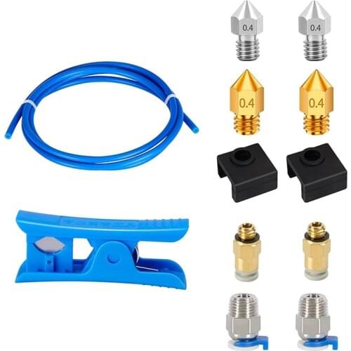 3D Printer Kit with PTFE Bowden Tube,PTFE Tube Cutter, for Ender 3/3 Pro/5 CR-10 Series/10S/20/20 Pro