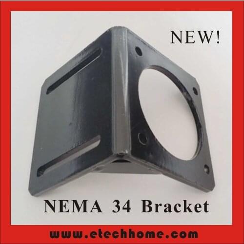 Nema 34 Bracket Mounting International Standard Stepper Motor Fixing Seat Mount Bracket Screws for Free