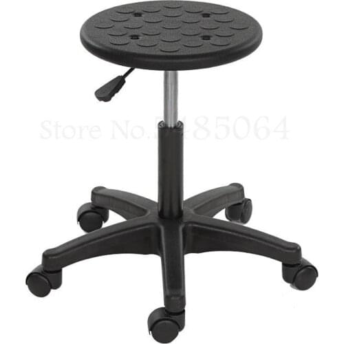Lab Anti-static Lifting Work Round Stool Bar Chair Electronics Factory Production Workshop Assembly Line Pulley Stool