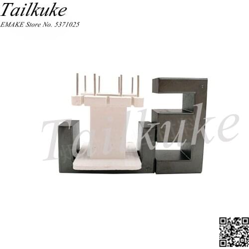 Magnetic Core EE55B Manganese Zinc Ferrite Core High Power High Frequency Transformer PC40