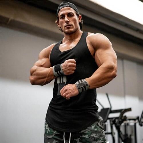 Muscleguys Bodybuilding Tank Top Men Stringer Tanktop Fitness Singlet Sleeveless Shirt Workout Man Undershirt Gyms Clothing