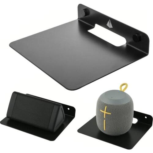 Wall Shelf Universal Speaker Holder Multifunctional Bracket For Bluetooth Speaker Webcam Mesh WiFi Mesh Router Toy Display Shelf