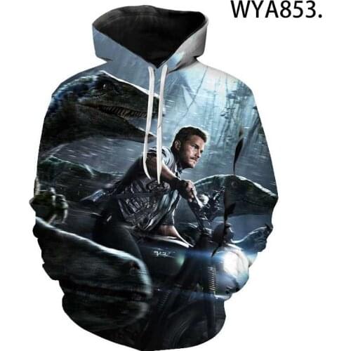 2020 New Fashion Jurassic Park 3D Printed Hoodies Casual Cool Sweatshirts Men Women Children Fashion Pullover Boy Girl Kids Coat