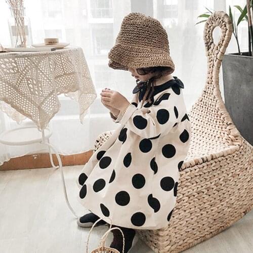 Girls' Dresses For Autumn 2021 New ChildrenS Clothing Korean Fashion Baby Girl Doll Dress Spring Toddler Kids Clothes