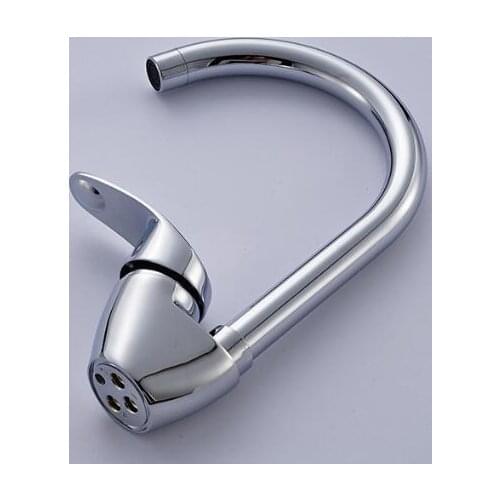 Kitchen Luxury Polished Chrome basin Faucet hot and cold water Sink Mixer deck mounted single handle faucets taps