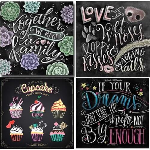 Full Round Drill 5D DIY Diamond Painting "Cartoon hand painted" 3DSquare Embroidery Cross Stitch 5D Rhinestone Decor RS2020