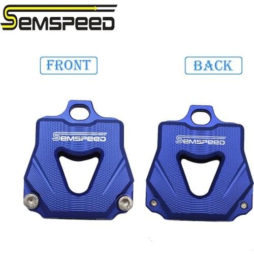 SEMSPEED Motorcycle CNC Key Cover Case Cap Shell Head For YAMAHA YZF XJR1300 FJR1300 MT09 MT07 XJ6 TMax FZ8 R3 R1 R6 FZ1 FZ4 FZ6