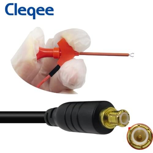 Portable Mini Pocket Oscilloscope probe Scope Equipment MCX Test Probe Hook Test Clip for DS202 DS203 DSO201