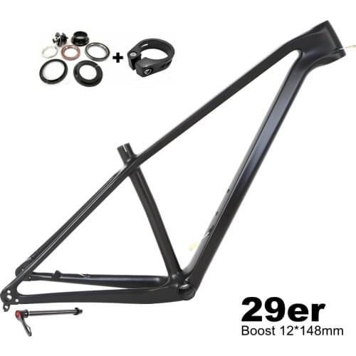 2020 New arrival M8 Full Carbon mtb Frame 29 Thru axle 12*148mm boost T1000 cyclocross Carbono 29er Mountin Bike Bicycle Frames