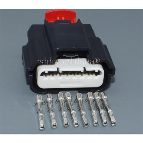 Shhworldsea 8Pin 0.6MM 31404-9110 314049110 Auto Electric Wire Harnes Female MX64 Sealed Crimp Housing Plug Connector