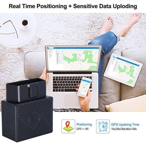Car Tracker Micodus MV33 Realtime Tracking Voice Monitor Mini GPS Locator Shock&Plug-out Alarm Geofence Free APP OBD GPS Tracker