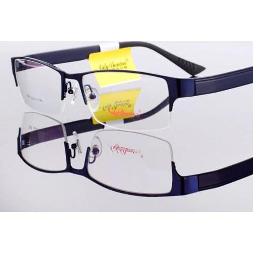 Vazrobe 150mm Oversized Glasses Men Semi Rimless Man Spectacles for Prescription Wide Face Progressive Multifocal Photochromic