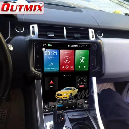 15.1" Android 9.0 Tesla Vertical Screen GPS Navi Car Multimedia Radio Player For Land Rover Range Sport L320 2009~2013 head unit