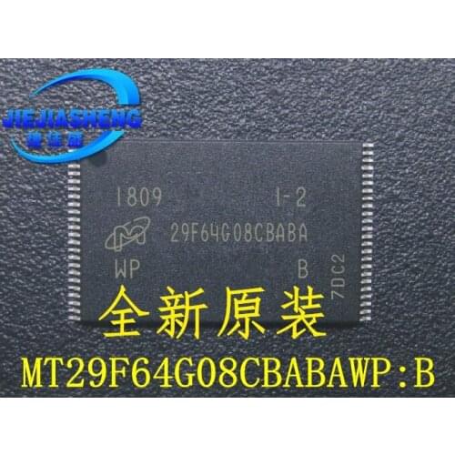 5pieces MT29F64G08CBABAWP:B 8GB