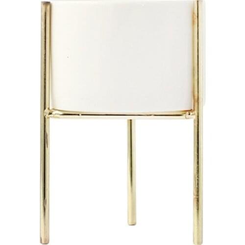 80% Hot Sale Nordic Ironwork Home Garden Metal Rack Bracket Ceramic Flower Pot Holder Succulents Plant Container Planter Stand