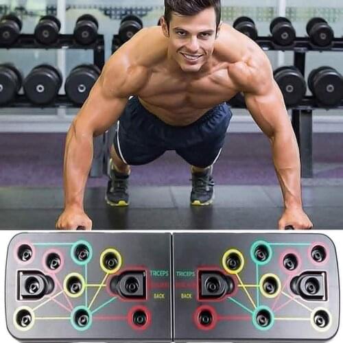9 in 1 Push Up Board Men Women Fitness Exercise Push-Up Stands Body Building Tool for Home Gym Body Training Equipment