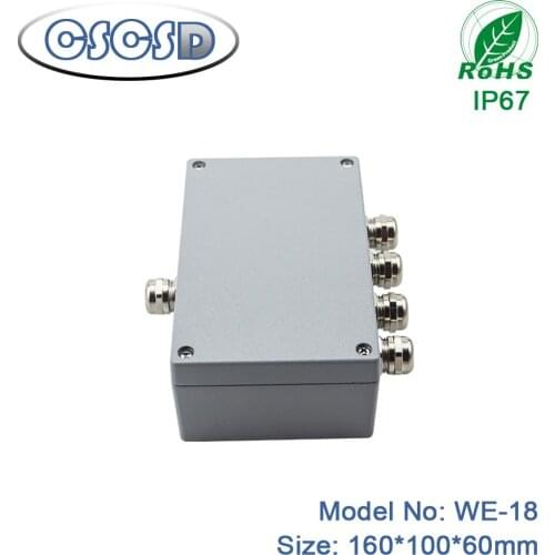 A pcs/lot 160*100*60mm CSCSD power amplifier aluminum cooling die casting aluminum cabinet waterproof enclosure