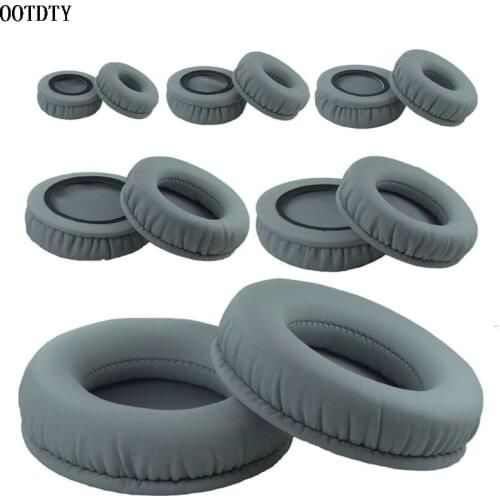 Ear Pads 60mm 70mm 45mm-110mm Protein Skin Foam Cushions For Headphones