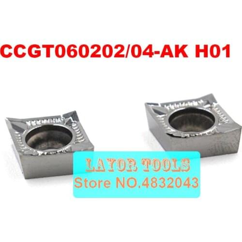 CCGT060202-AK H01/CCGT060204-AK H01, carbide Turning Inserts For Aluminum And Copper use holder internal SCLCR06