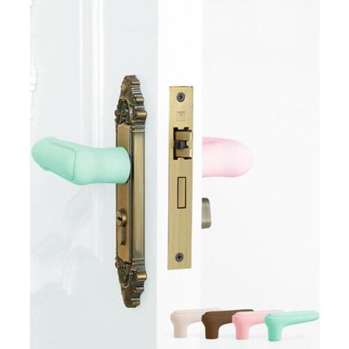 Baby Safety Door Handle Protector Cover Kids Anti Collision Silicone Door Knob Cover Multi-function Children Doorways Protection