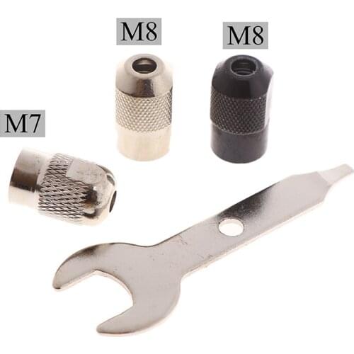 M7 M8x0.75 Electric Chuck Rotary Tool Accessories Multi Chuck With Wrench Keyless Faster Bit Swaps Rotary Tools