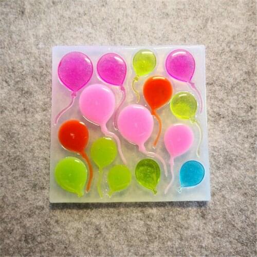 Balloon DIY Clay Molds Epoxy Resin Silicone Mold Mobile Phone Decoration Molds Candy Biscuits Chocolate Cake Mould