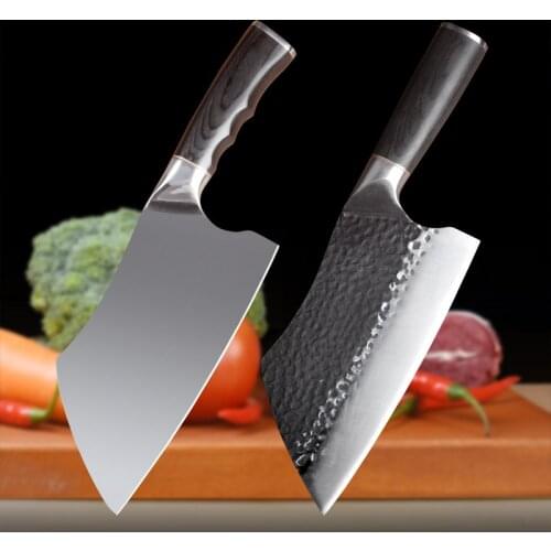 7.5inch Handmade Forged Chef Knife Kitchen Knife for Meat Bone Vegetables Slicing Kitchen Knfie Cooking Tools