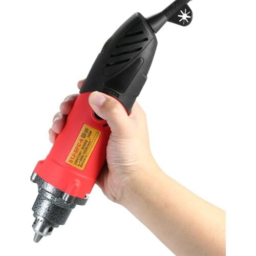 240W AC220V Multi-functional Electric Grinder Drill 6-Speed Variable Speed Polishing Machine for Milling Polishing Engraving