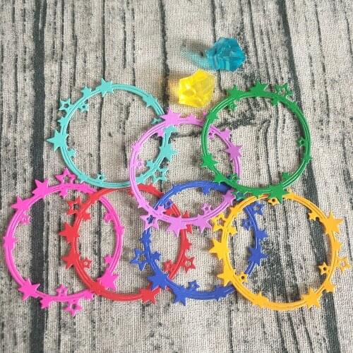 New circular meteor garland metal cutting die, used for DIY scrapbooking, card making, photo album decoration, embossing process