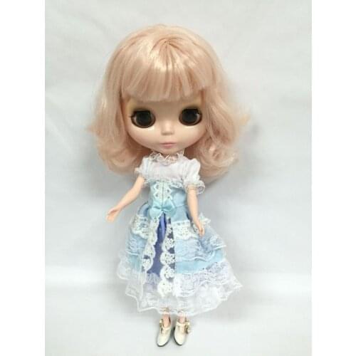 Nude blyth dolls( pink hair) short hair suitable for girl KSM ccxx