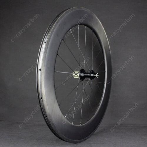 Wholesale Road High End Bicycles Wheels Black 90mm Clincher TLR 700c Road Bike Racing Wheelset
