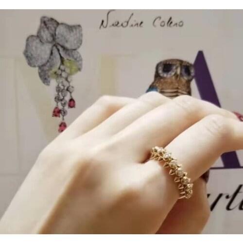 Hot Brand Pure 925 Sterling Silver Jewelry Women Men Punk Rings Silver Rock Hip-hop Lozenge Rings Engagement Geometric Rings